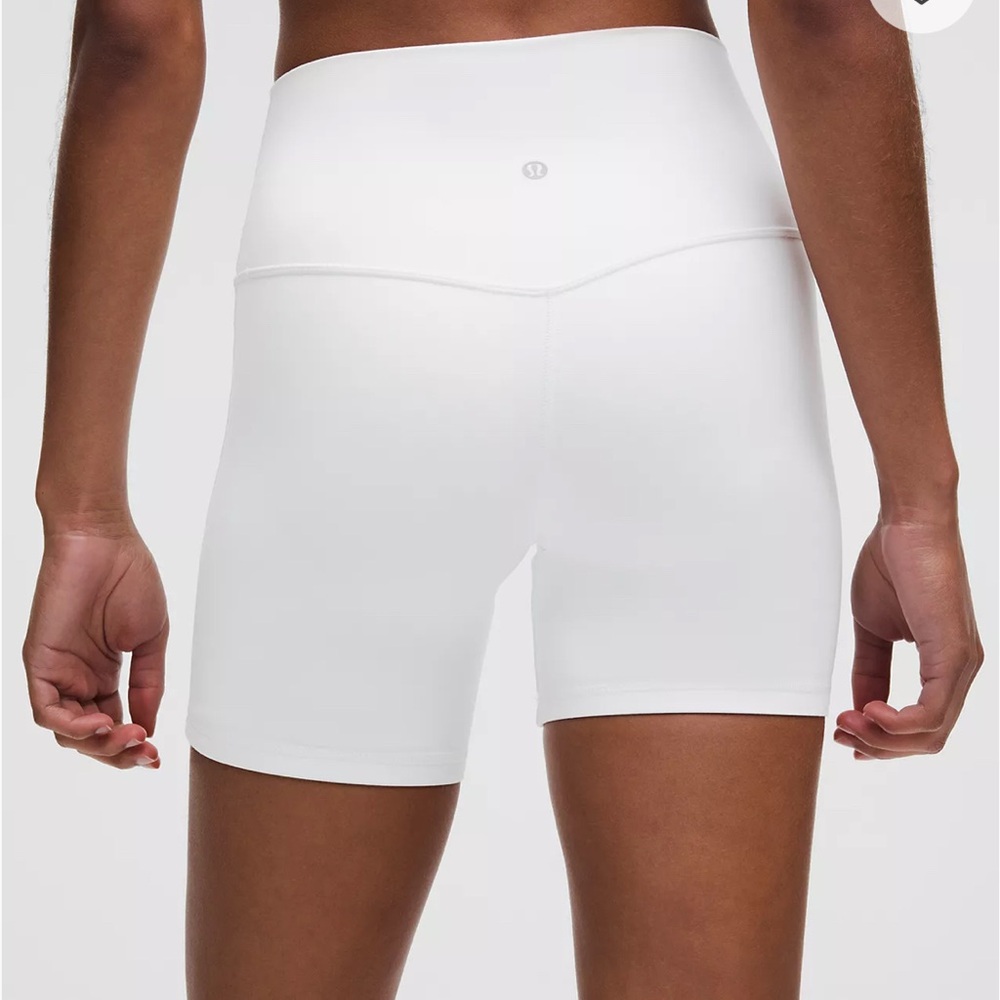 Lululemon Align High-Waisted Shorts in White